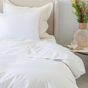200 Thread Count 100% Cotton Percale Duvet Cover Set (double)