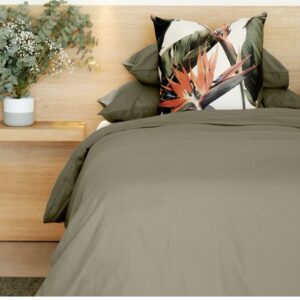 200 Thread Count 100% Cotton Percale Duvet Cover Set (king XLXD)
