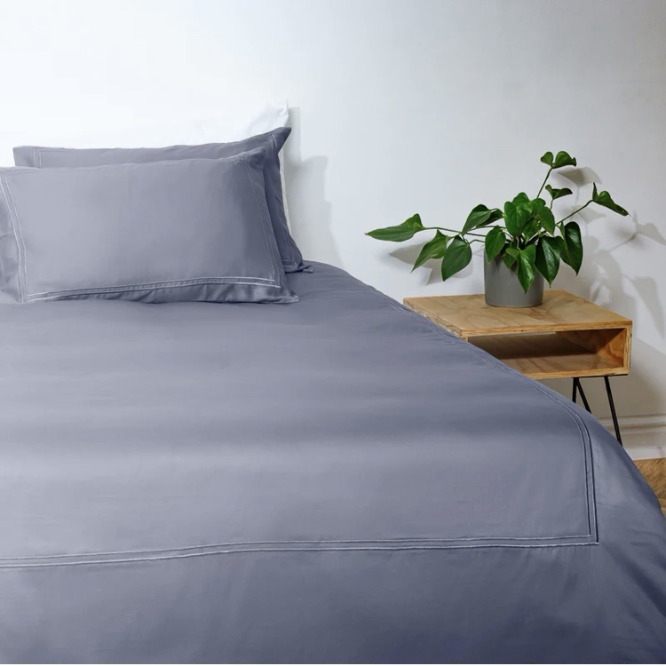 200 Thread Count 100% Cotton Percale Duvet Cover Set (king XLXD) - Image 3