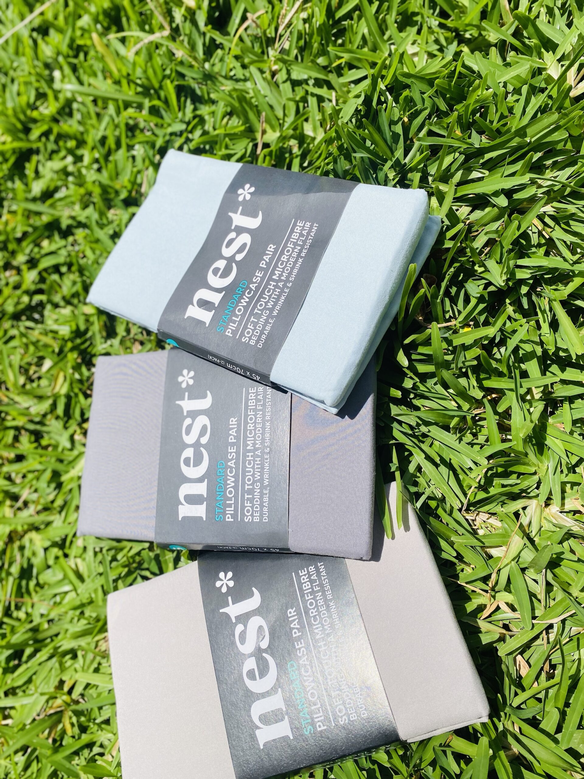 Nest soft touch essentials pillowcase (charcoal)